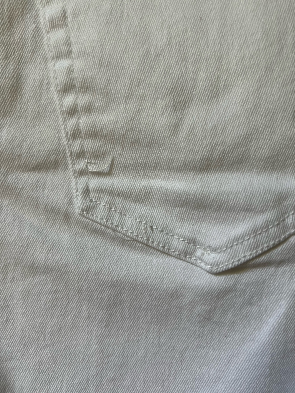 Rebecca‎ Minkoff White High-Rise Denim Shorts - Picture 8 of 13